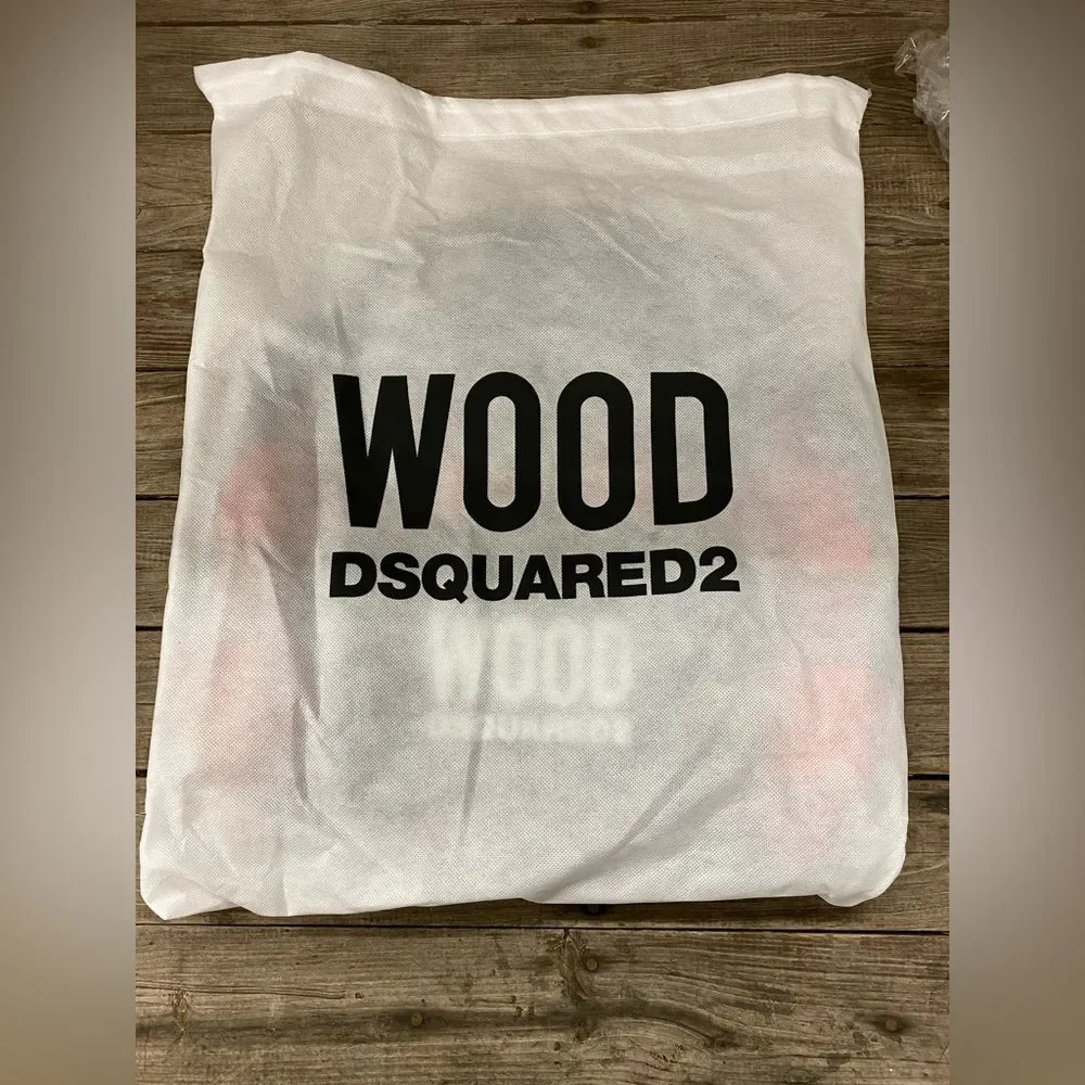 WOOD Dsquared2 Buffalo Plaid Backpack NEW with Dust Bag
